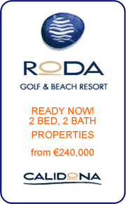 Roda Golf Beach Resort Details